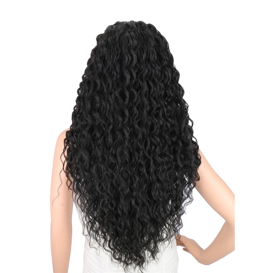 Handtied 13x4 lace frontal Braided Wigs for Black Women Synthetic Lace Front Wig with Baby Hair Curly Wavy for Cosplay Wig Women Wigs