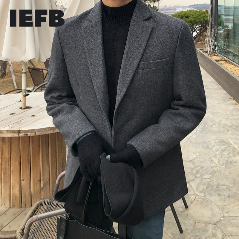 IEFB men's early spring clothes Korean fashion tweed Blazer trend cool casual suit men's tweed coat thick coat, Brown
IEFB men's early spring clothes Korean fashion tweed Blazer trend cool casual suit men's tweed coat thick coat, Brown