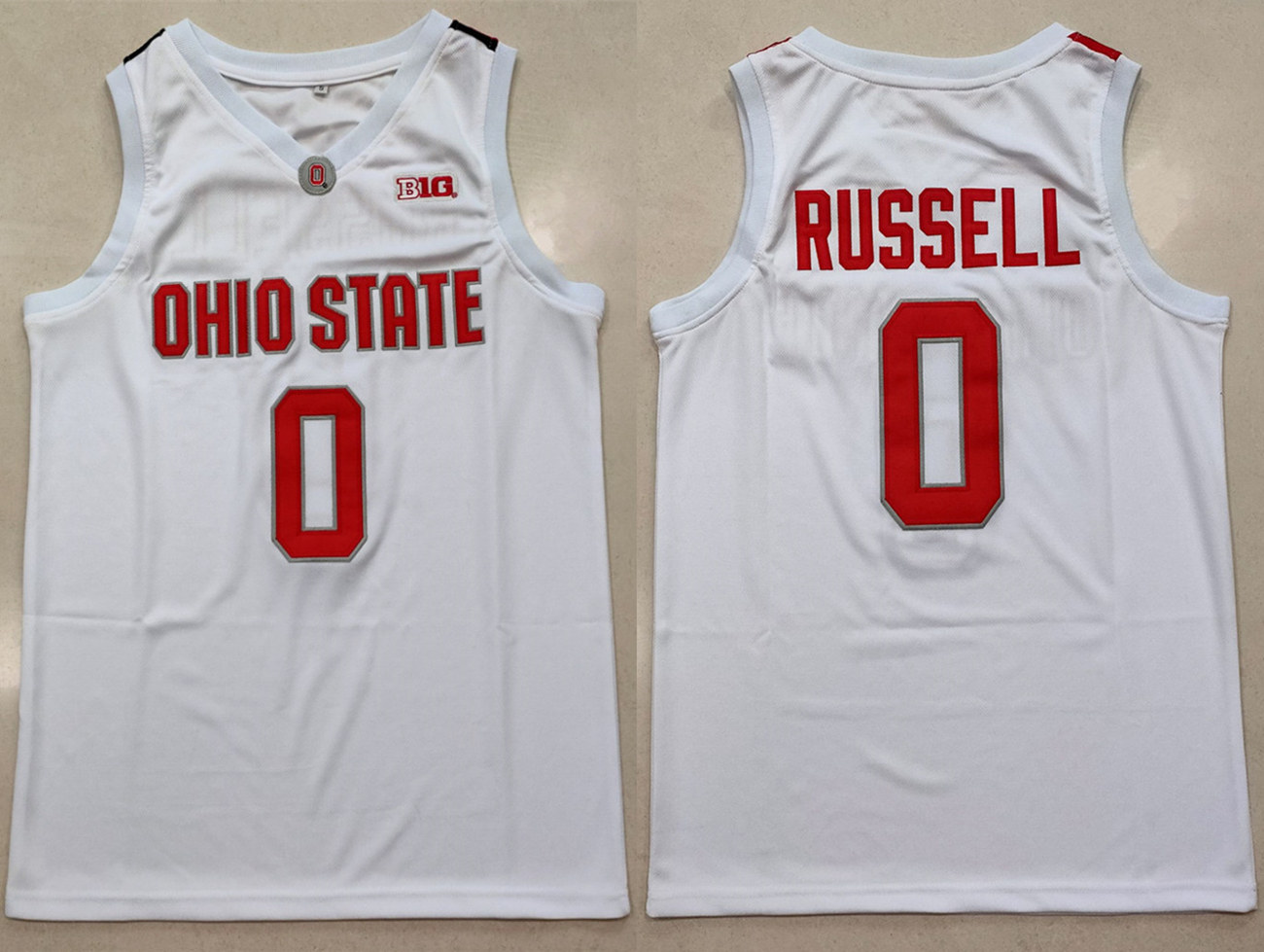 NCAA Ohio state Buckeyes OSU College Basketball Jersey #0 D'Angelo Russell jersey Men' Stitched Custom size -5XL, White
NCAA Ohio state Buckeyes OSU College Basketball Jersey #0 D'Angelo Russell jersey Men' Stitched Custom size -5XL, White