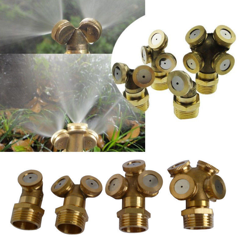 1-4 Holes Copper Garden Sprayers Adjustable Metal Irrigation Spray Tools Accessories
1-4 Holes Copper Garden Sprayers Adjustable Metal Irrigation Spray Tools Accessories