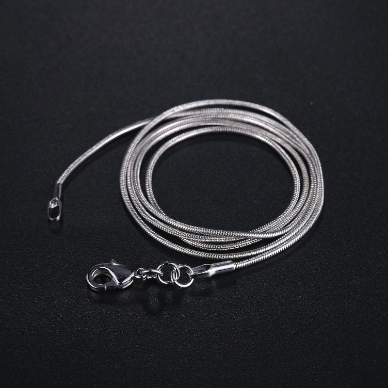 Double Fair Unisex Simple Chains Necklace For Women Men Silver Color Snake Chain Of Different Lengths Gift Fashion Jewelry C012
Double Fair Unisex Simple Chains Necklace For Women Men Silver Color Snake Chain Of Different Lengths Gift Fashion Jewelry C012