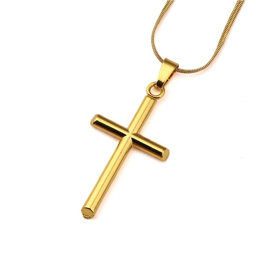 Mens Women Gold Silver Cross Necklace Hip Hop Music Jewelry Charm Fashion Jesus Pendant Necklaces Stainless Steel Chain Trendy For Men
Mens Women Gold Silver Cross Necklace Hip Hop Music Jewelry Charm Fashion Jesus Pendant Necklaces Stainless Steel Chain Trendy For Men