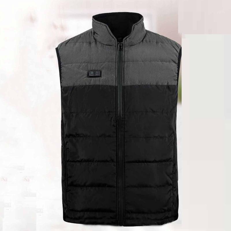 Outdoor T-Shirts Rechargeable Winter Warm Vest Clothing Heated For Riding Skiing Fishing Charging Via Coat#301, Gray
Outdoor T-Shirts Rechargeable Winter Warm Vest Clothing Heated For Riding Skiing Fishing Charging Via Coat#301, Gray