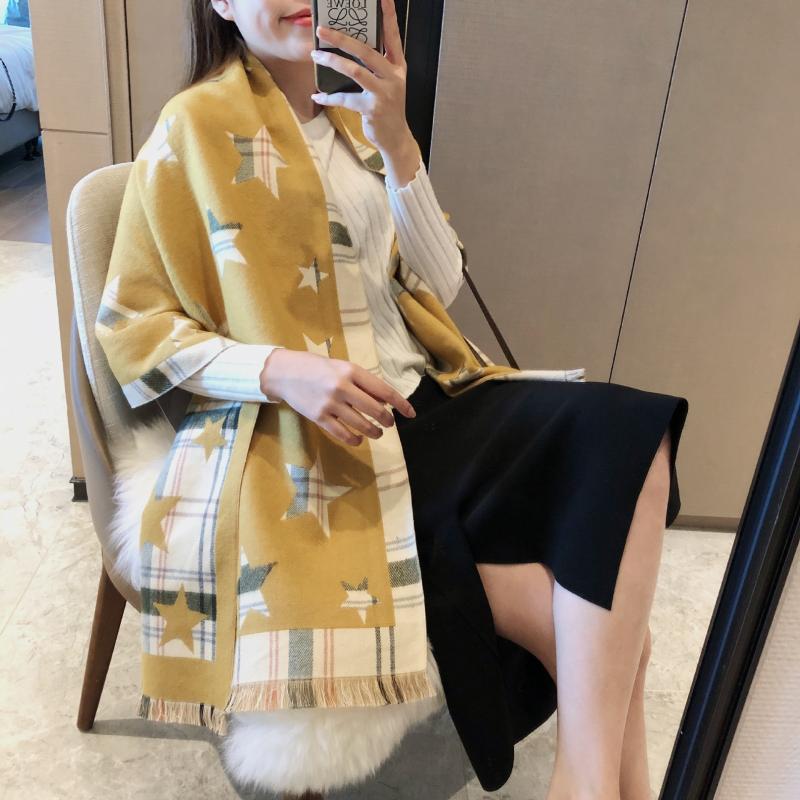 Scarves 2021 Autumn / Winter Korean Style Plaid Stitching Cashmere Women's Scarf Super Air Conditioning Shawl Thickened Warm
Scarves 2021 Autumn / Winter Korean Style Plaid Stitching Cashmere Women's Scarf Super Air Conditioning Shawl Thickened Warm