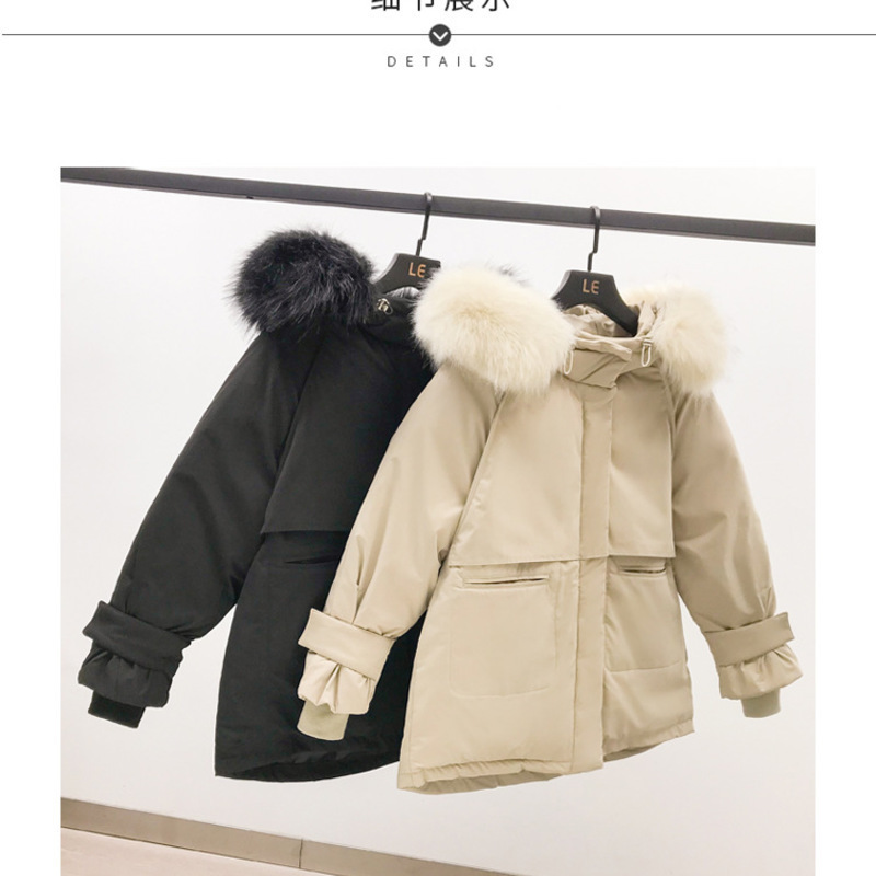 Winter Women Coat Jacket Parkas new thickening loose wind cotton padded 1813 201201