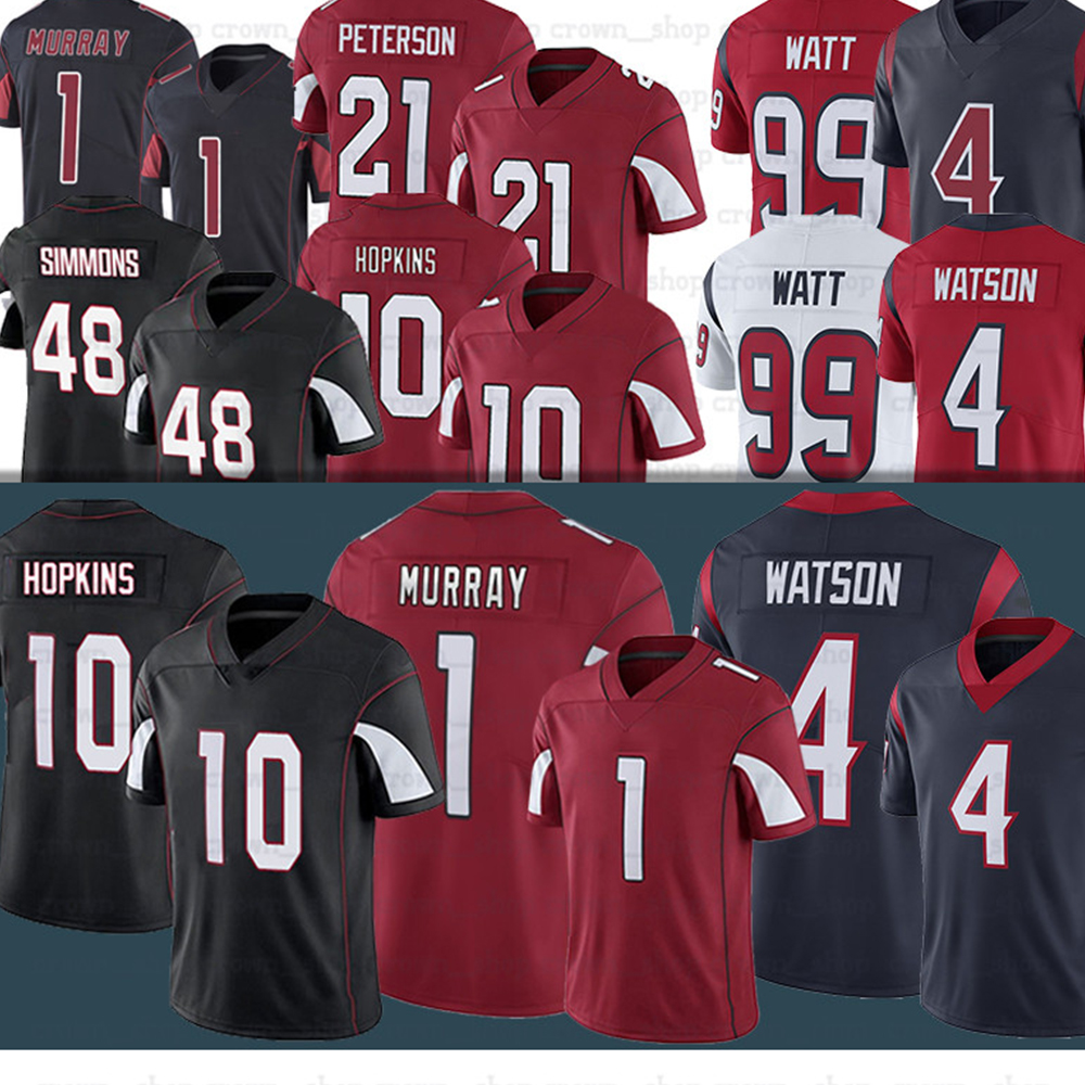 1 Kyler Murray 10 DeAndre Hopkins 48 Isaiah Simmons 4 Deshaun Watson 99 J.J. Watt 90 Ross Blacklock Football Jerseys, Jersey(hong que)
1 Kyler Murray 10 DeAndre Hopkins 48 Isaiah Simmons 4 Deshaun Watson 99 J.J. Watt 90 Ross Blacklock Football Jerseys, Jersey(hong que)