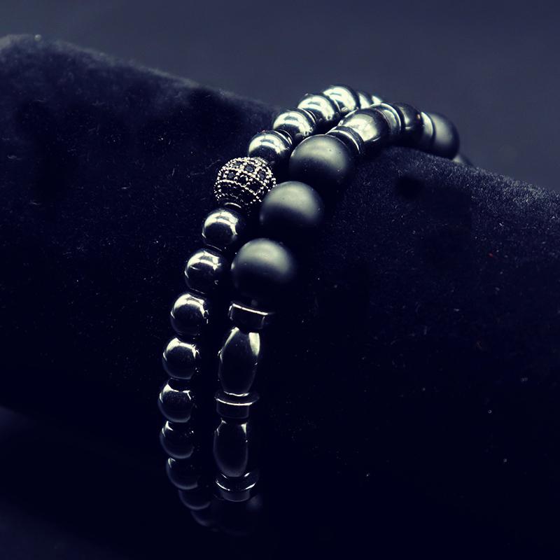 2pcs/pair Mens Bracelet Stone Black Zirconia Braslet Homme Boy 6mm 8mm Natural Hematite Onyx Beaded Brazalete For Him Bileklik
2pcs/pair Mens Bracelet Stone Black Zirconia Braslet Homme Boy 6mm 8mm Natural Hematite Onyx Beaded Brazalete For Him Bileklik