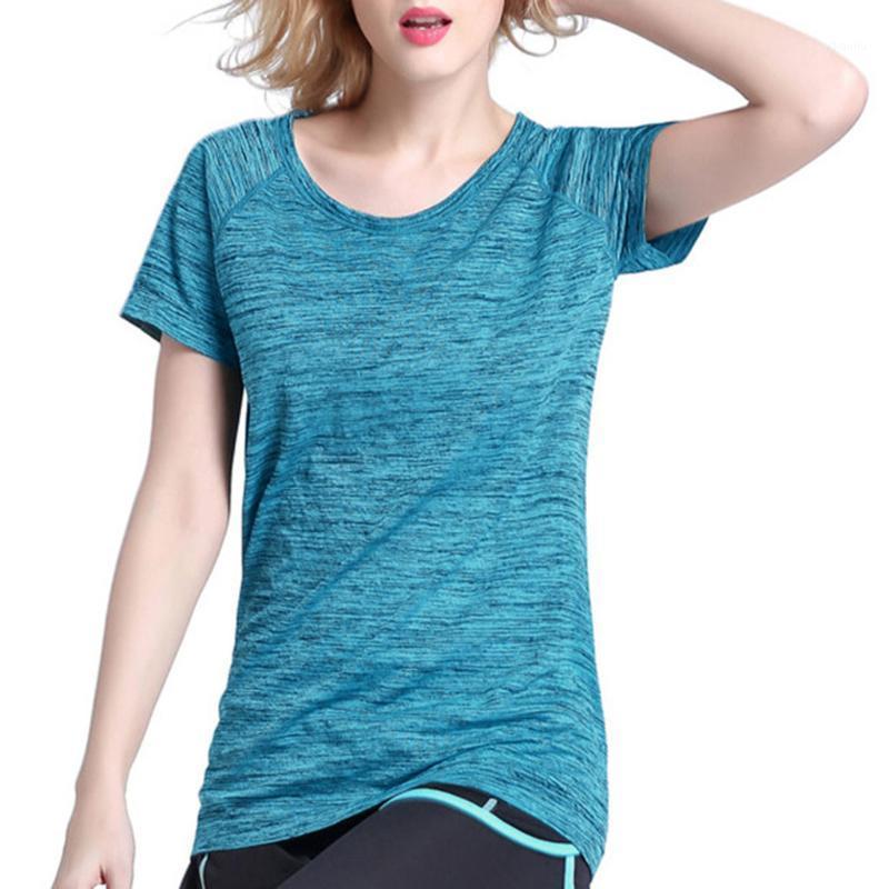KLV Sports blouse 2020 TOP Ladies Short Sleeve Yoga Tops Women Sports Solid Tops Summer Sportswear 5.231, Blue
KLV Sports blouse 2020 TOP Ladies Short Sleeve Yoga Tops Women Sports Solid Tops Summer Sportswear 5.231, Blue
