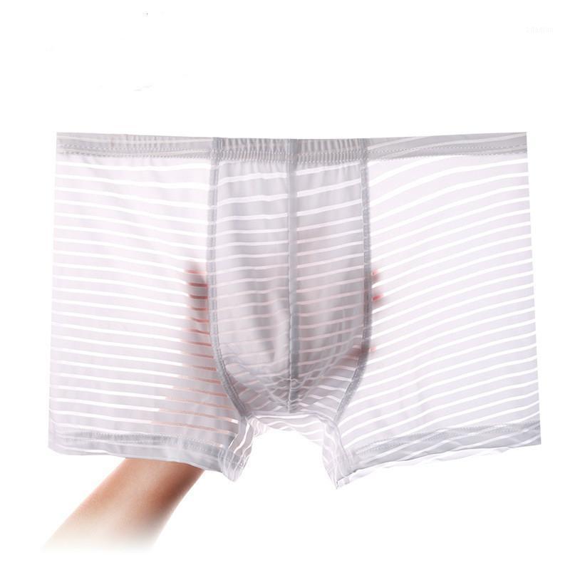 New youth sexy mesh breathable thin boxer shorts transparent perspective U convex men's underwear summer underwear blue1, Black
New youth sexy mesh breathable thin boxer shorts transparent perspective U convex men's underwear summer underwear blue1, Black