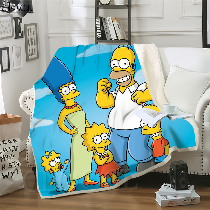 CLOOCL New Cartoons The Simpsons 3D Print Street Style Air Conditioning Blanket Sofa Teens Bedding Throw Blankets Plush Quilt
CLOOCL New Cartoons The Simpsons 3D Print Street Style Air Conditioning Blanket Sofa Teens Bedding Throw Blankets Plush Quilt