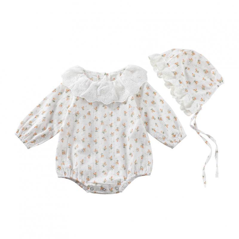 2021 New Autumn Kids Baby Girl Cute Floral Print Bodysuit with Hats Girls Sweet Long Sleeve Jumpsuit Infant Toddler Clothes Pgsq, K2048
2021 New Autumn Kids Baby Girl Cute Floral Print Bodysuit with Hats Girls Sweet Long Sleeve Jumpsuit Infant Toddler Clothes Pgsq, K2048