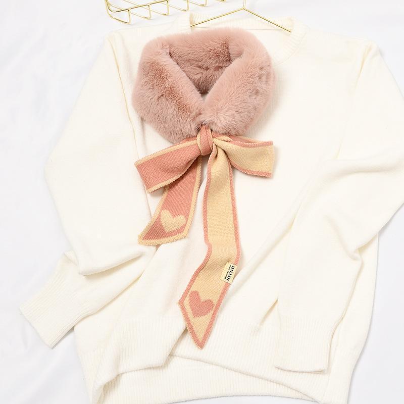 versatile winter wool scarf Small scarf female Korean version versatile winter short style fur collar cute student adult1
versatile winter wool scarf Small scarf female Korean version versatile winter short style fur collar cute student adult1