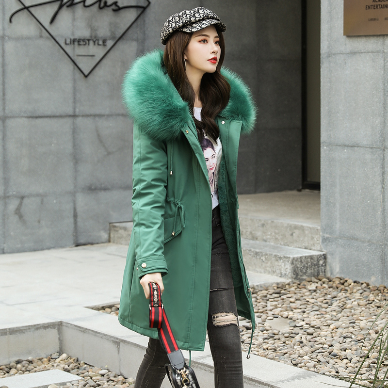 SWREDMI New Arrival Fashion Slim Women Winter Jacket Thick Padded Warm Ladies Long Coats Parka Womens Jackets Drawstring Coats T200114