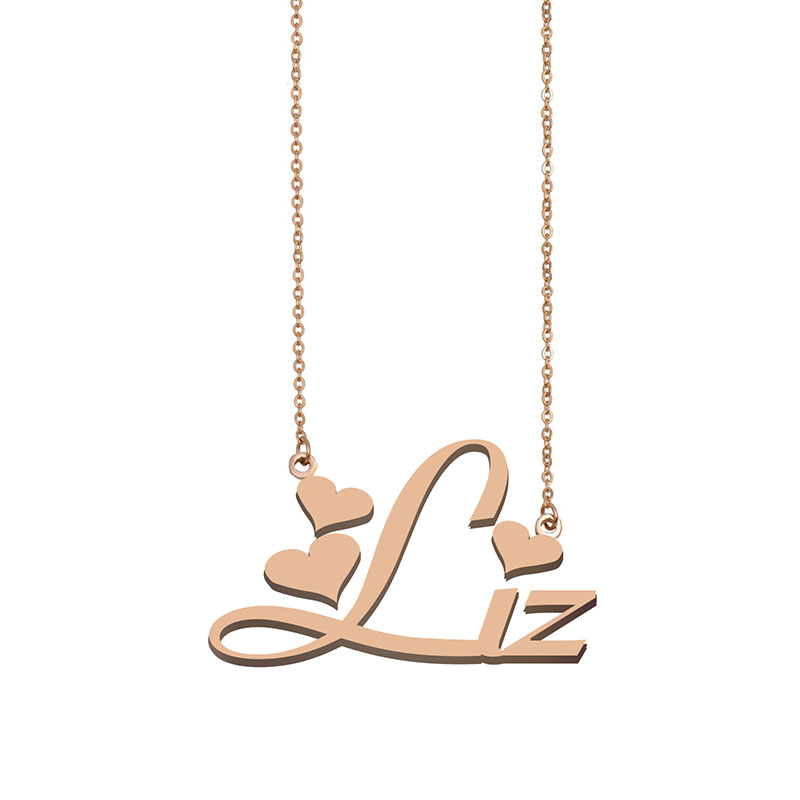 Liz name necklaces pendant Custom Personalized for women girls children best friends Mothers Gifts 18k gold plated Stainless steel
Liz name necklaces pendant Custom Personalized for women girls children best friends Mothers Gifts 18k gold plated Stainless steel