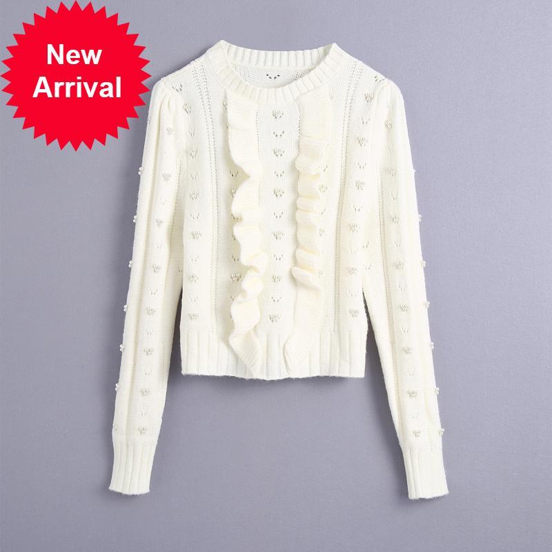 2021 New New Style of White Luxury Pearl Embellished Woman's Mesh Jumper Elegant Winter Thin Sleeve Long Sweater Vest Oejs, Beige
2021 New New Style of White Luxury Pearl Embellished Woman's Mesh Jumper Elegant Winter Thin Sleeve Long Sweater Vest Oejs, Beige