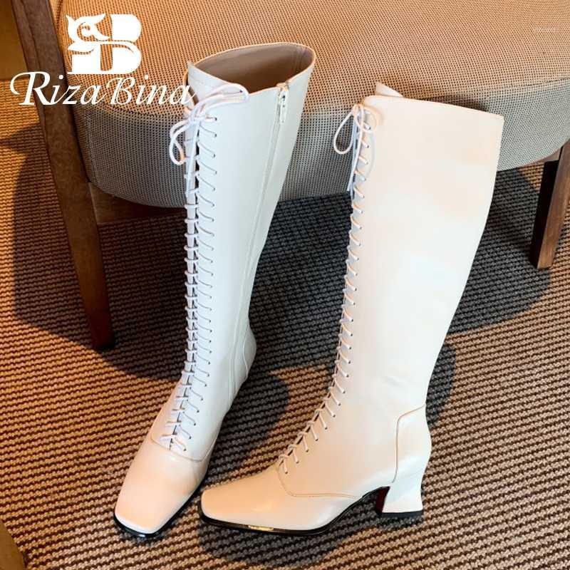 RIZABINA New Fashion Knee High Boots Square Toe Thick Heel Cross Strap Retro Shoes Ridding Boots Footwear 2021 Size 34-391, Black
RIZABINA New Fashion Knee High Boots Square Toe Thick Heel Cross Strap Retro Shoes Ridding Boots Footwear 2021 Size 34-391, Black