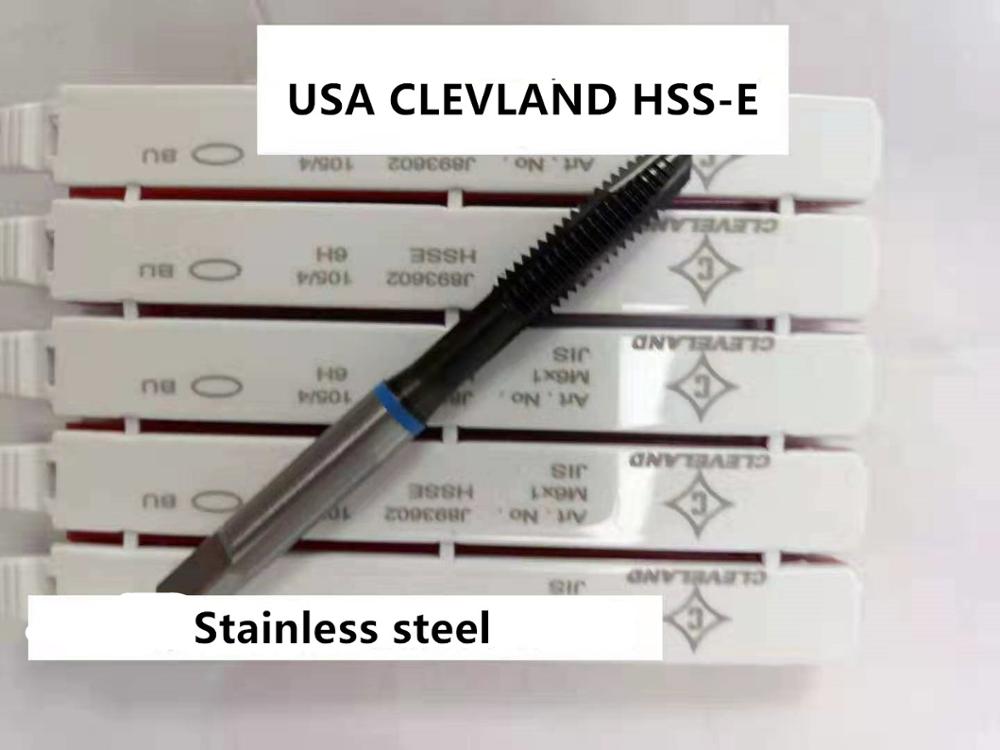 USA CLEVELAND M3 M4 M5 M6 M8 M10 M12 M14M16 cobalt thread tap SUS HSS-E steels and stainless steel
USA CLEVELAND M3 M4 M5 M6 M8 M10 M12 M14M16 cobalt thread tap SUS HSS-E steels and stainless steel