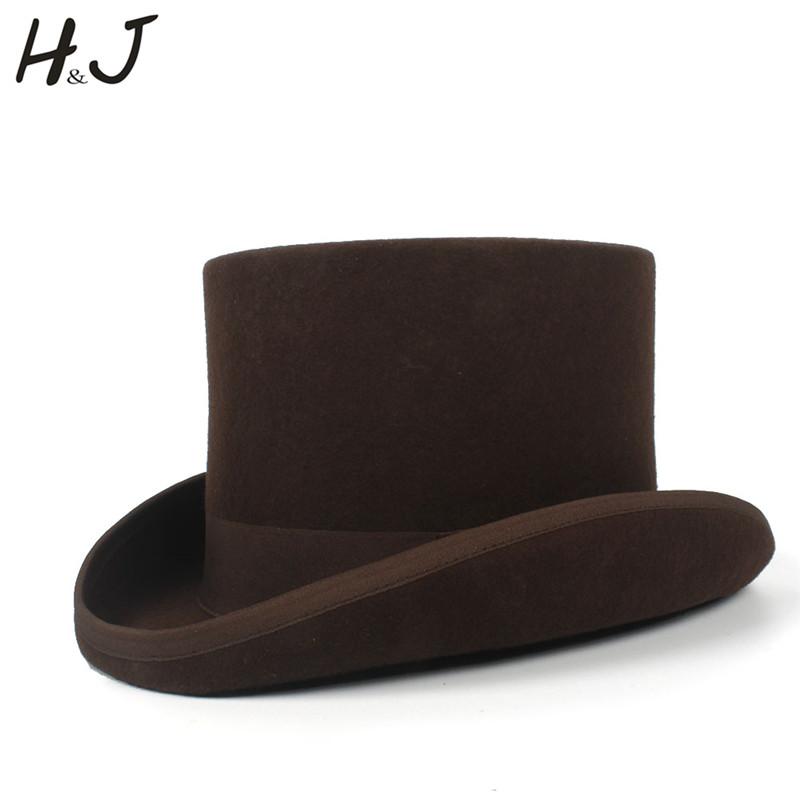 5Color Top Hat 15CM 4 Size Wool Women Men Top Fedora Hat Magician Coffee Steampunk Cosplay Punk Party Caps Dropshipping, Black 57cm
5Color Top Hat 15CM 4 Size Wool Women Men Top Fedora Hat Magician Coffee Steampunk Cosplay Punk Party Caps Dropshipping, Black 57cm