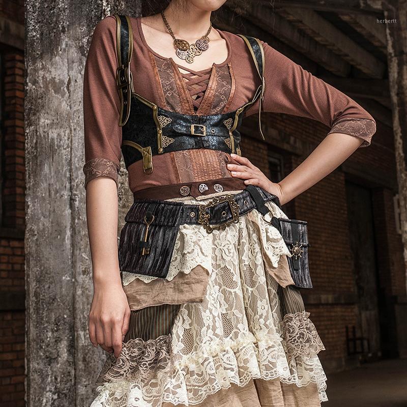 Steampunk Men Women Unisex Waist Bag Fanny Pack PU Bag Belt Purse Small Purse Gothic Waist Pack1, Black
Steampunk Men Women Unisex Waist Bag Fanny Pack PU Bag Belt Purse Small Purse Gothic Waist Pack1, Black