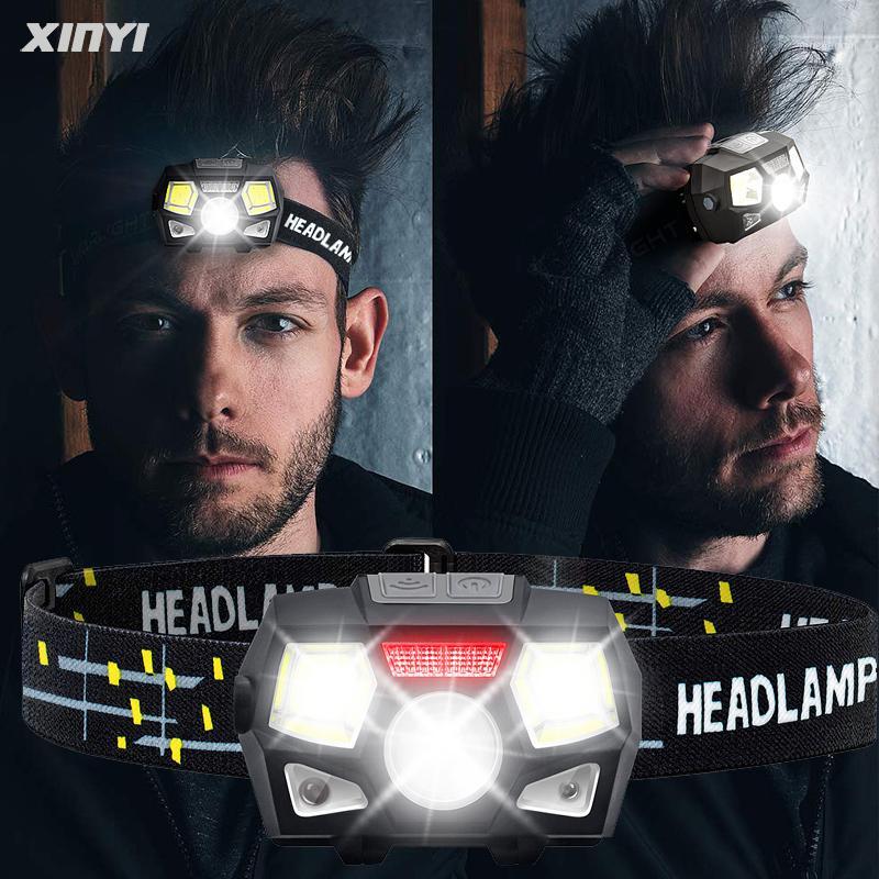 Inductive sensor LED Headlamp Super bright Built-in Battery Waterproof USB rechargeable 5Mode LED Headlight for running, fishing1
Inductive sensor LED Headlamp Super bright Built-in Battery Waterproof USB rechargeable 5Mode LED Headlight for running, fishing1