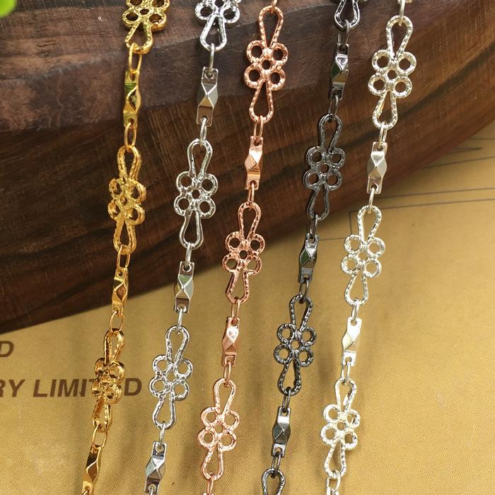 Whole Sales 4 Meters of Fancy Knot Design Link Handmade Chain For Making Necklace
Whole Sales 4 Meters of Fancy Knot Design Link Handmade Chain For Making Necklace