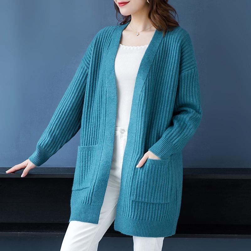 PEONFLY Elegant Spring Female Cardigans Long Sleeve Casual Knitted Sweater Coat Korean Style Oversize Cardigans Red Blue 201203, Coffee
PEONFLY Elegant Spring Female Cardigans Long Sleeve Casual Knitted Sweater Coat Korean Style Oversize Cardigans Red Blue 201203, Coffee