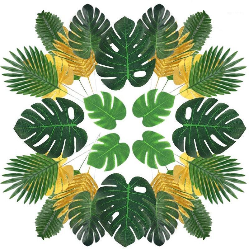 Artificial Palm Leaves,68PCS Tropical Plant with Faux Monstera Leaves Stems Simulation Safari Leaves for Hawaiian Party1, Green and gold
Artificial Palm Leaves,68PCS Tropical Plant with Faux Monstera Leaves Stems Simulation Safari Leaves for Hawaiian Party1, Green and gold