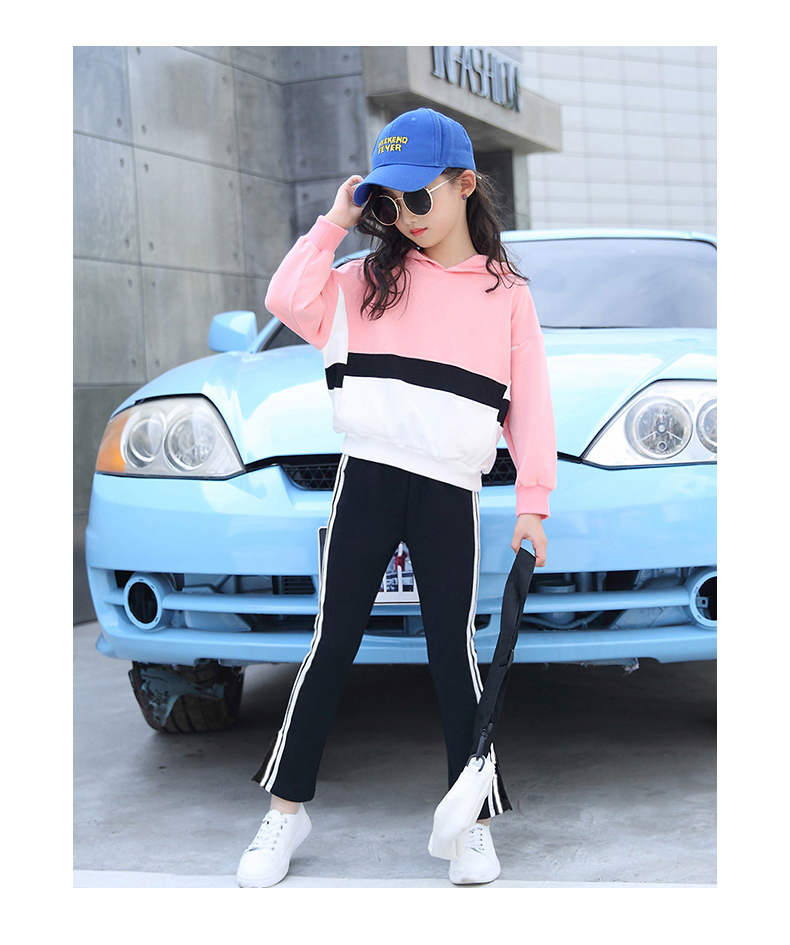 Girls Clothes Sets Autumn Children's Clothing Set Sweatshirt + Pants Two-piece Casual Kids Sport Suits Teenage 6 8 9 10 12 years LJ200916