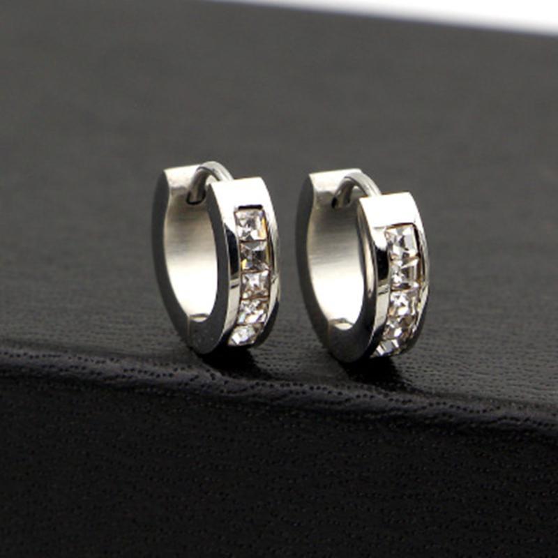 Martick Woman Sparkling Cubic Earrings Gold Filled Stainless Steel High Polished Hoop Earrings For Fashion Lady E48
Martick Woman Sparkling Cubic Earrings Gold Filled Stainless Steel High Polished Hoop Earrings For Fashion Lady E48