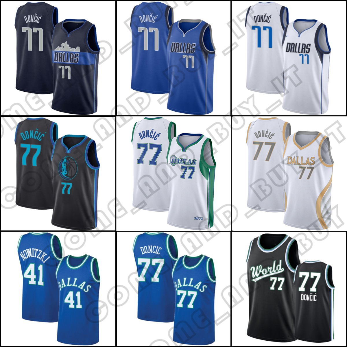 Luka Basketball Jersey 77 Doncic Dirk 41 Nowitzki Jerseys 2022 75th Anniversary Giannis 34 Antetokounmpo Ray Retro Allen, Men
Luka Basketball Jersey 77 Doncic Dirk 41 Nowitzki Jerseys 2022 75th Anniversary Giannis 34 Antetokounmpo Ray Retro Allen, Men