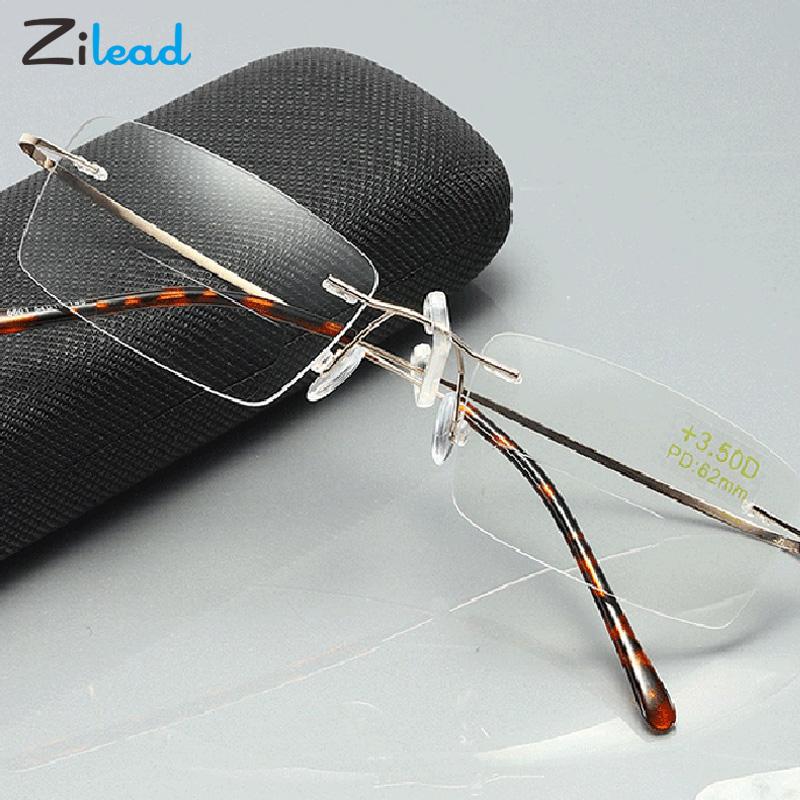 Zilead Bifocals Presbyopic Glasses Ultra-Light Rimless Eyewear Anti Blue Ray Eyeglasses For Women Men 1.0 1.5 2.0 2.5 3.0 4.0
Zilead Bifocals Presbyopic Glasses Ultra-Light Rimless Eyewear Anti Blue Ray Eyeglasses For Women Men 1.0 1.5 2.0 2.5 3.0 4.0