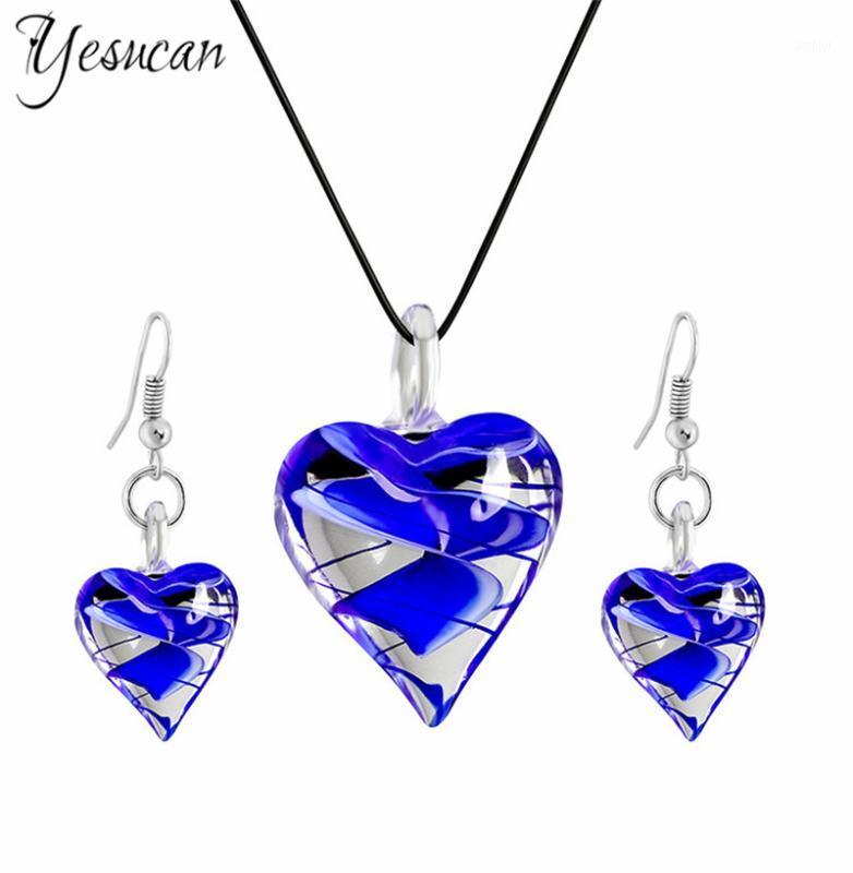 Christmas Gift 1Set Love Heart Leather Necklace Earring Jewelry Sets Women Decoration Costume Wholesale Wedding Costume Jewelry1, As pic
Christmas Gift 1Set Love Heart Leather Necklace Earring Jewelry Sets Women Decoration Costume Wholesale Wedding Costume Jewelry1, As pic