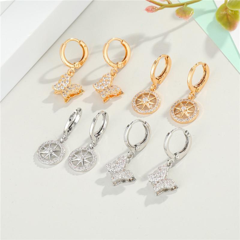 Hoop & Huggie Fashion Metal Anchor Butterfly Zircon Earrings Rhinestone Hollow Sun Flower Small Circle Stud For Womens Jewelry1
Hoop & Huggie Fashion Metal Anchor Butterfly Zircon Earrings Rhinestone Hollow Sun Flower Small Circle Stud For Womens Jewelry1