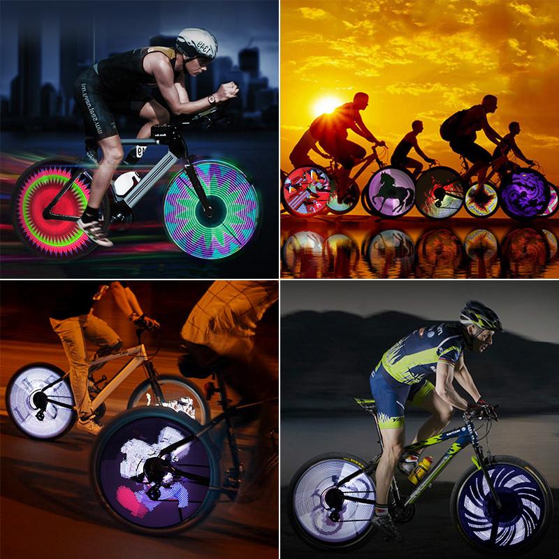 64/LED RGB Bike Bicycle Light Colorful Wheel Spoke Light Smart Programming DIY APP Controls Cycling Lamp luz bicicleta
64/LED RGB Bike Bicycle Light Colorful Wheel Spoke Light Smart Programming DIY APP Controls Cycling Lamp luz bicicleta