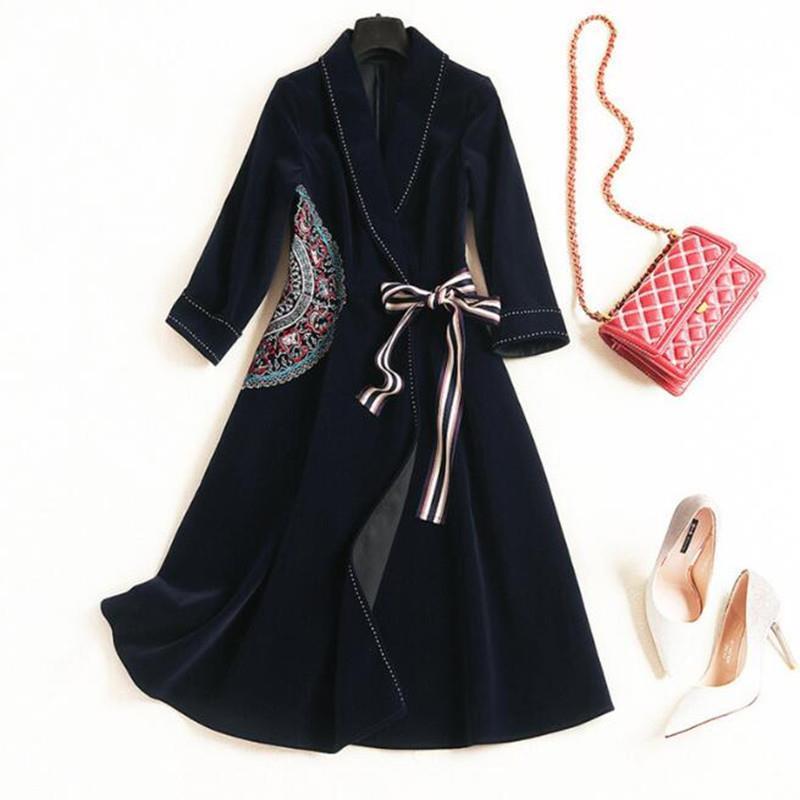 long sleeve vintage blazer dress women dresses spring fashion lapel lace embroidery elegant plus size xxl velvet winter, Black;gray
long sleeve vintage blazer dress women dresses spring fashion lapel lace embroidery elegant plus size xxl velvet winter, Black;gray