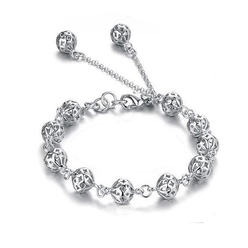 Charms Bracelet Hollow Ball Bracelets & Bangles For Women Silver color plated Jewelry Femme Bileklik Pulseira Pulseras
Charms Bracelet Hollow Ball Bracelets & Bangles For Women Silver color plated Jewelry Femme Bileklik Pulseira Pulseras