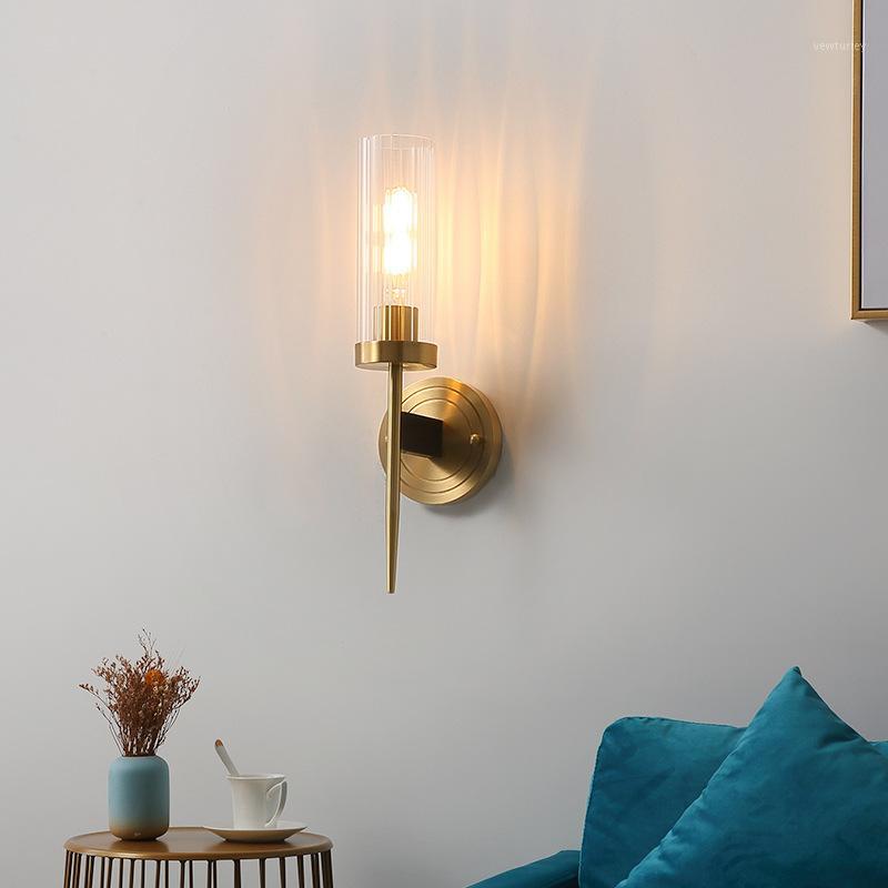 Modern nordic minimalist wall lamp creative copper simplicity LED light for living room bedroom bedside lamp indoor lights e271
Modern nordic minimalist wall lamp creative copper simplicity LED light for living room bedroom bedside lamp indoor lights e271