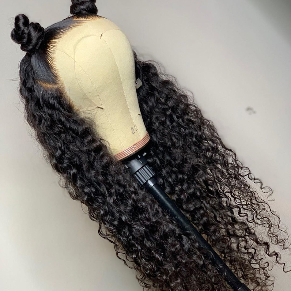 Deep Wave 13X4 brazilian full Lace Front Wigs loose Curly Short Bob and Long Lace Frontal synthetic wig Plucked Hairline with Baby Hair