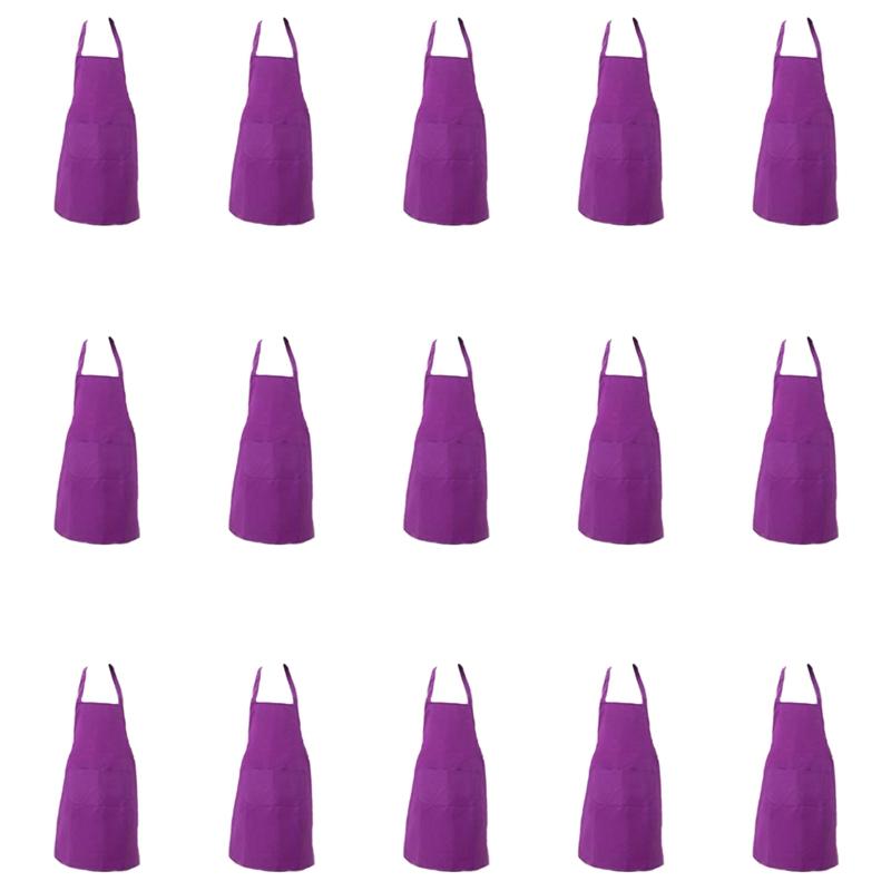 HOT SALE Purple Color Plain Bib Aprons Bulk for Women Men Adult-Unisex Aprons with 2 Front Pockets,Size24 X28 Kitchen Cooking Se
HOT SALE Purple Color Plain Bib Aprons Bulk for Women Men Adult-Unisex Aprons with 2 Front Pockets,Size24 X28 Kitchen Cooking Se