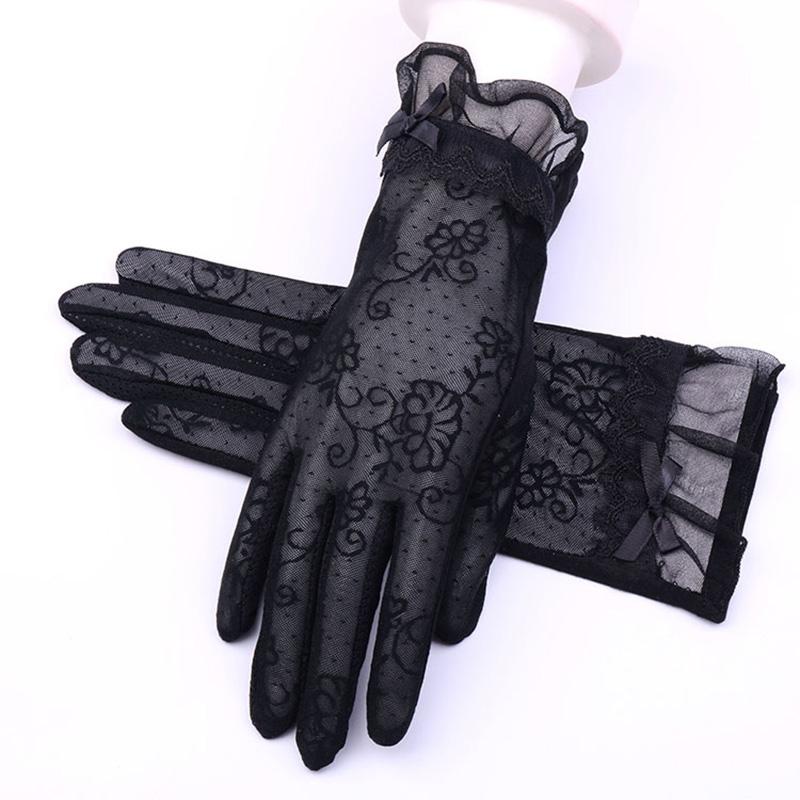 Sexy Summer Women UV Sunscreen Short Sun Female Non-slip Cycling Gloves Fashion Lady Bow Silk Lace Driving Thin Glove I28
Sexy Summer Women UV Sunscreen Short Sun Female Non-slip Cycling Gloves Fashion Lady Bow Silk Lace Driving Thin Glove I28