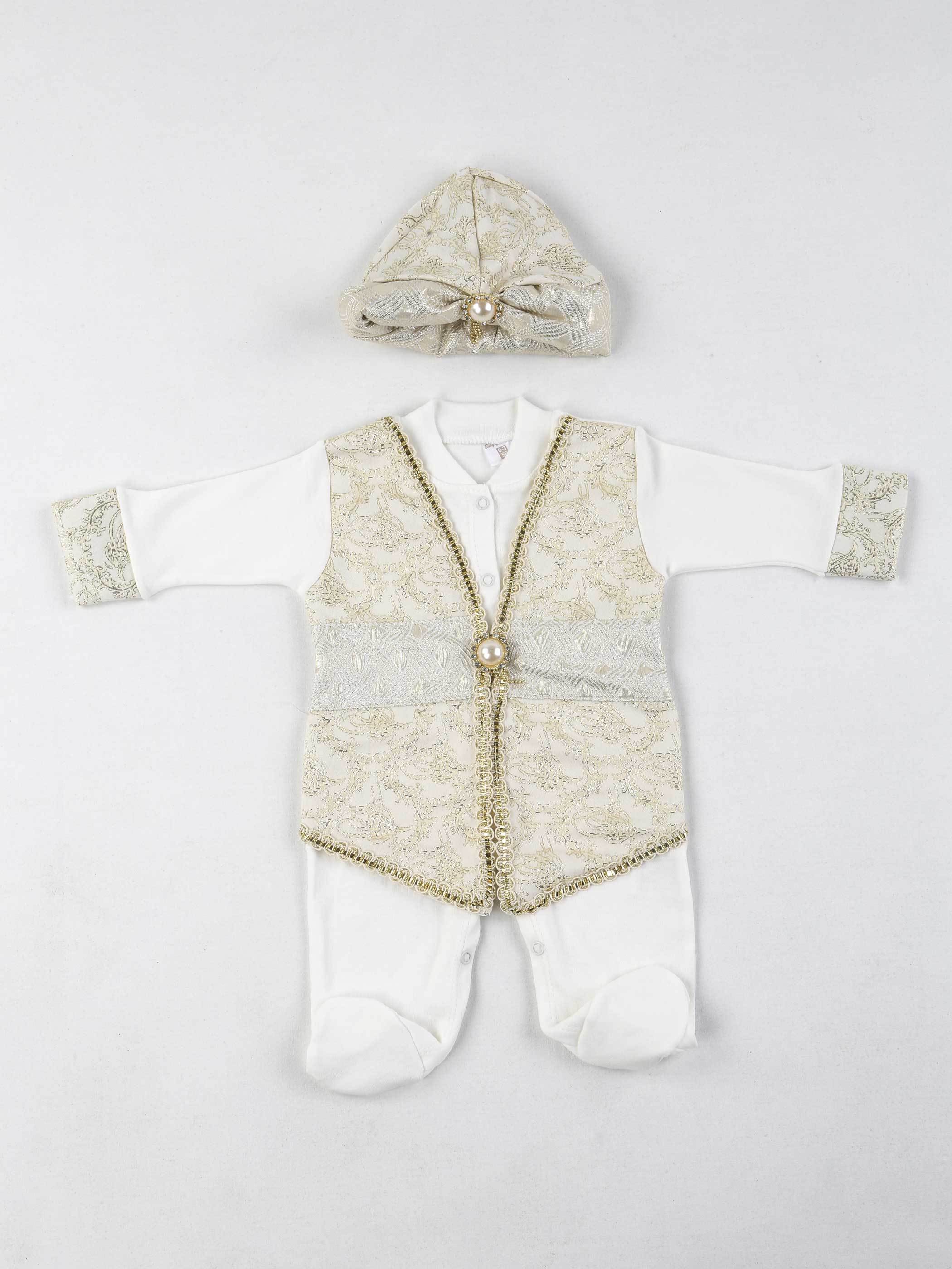 Baby Boy Turkey Ottoman Rompers Newborn Gentleman Jumpsuit Outfit Cotton Fabric Funny Babies Boys Suits Authentic Clothing Model Y1105
