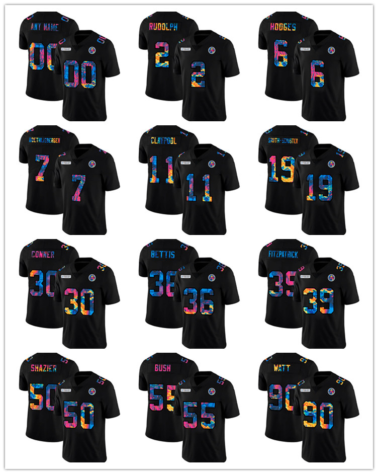 Pittsburgh Steelers MEN Ben Roethlisberger James Conner T.j. Watt 2020 Crucial Catch Vapor Untouchable Limited football Jersey, Black;red
Pittsburgh Steelers MEN Ben Roethlisberger James Conner T.j. Watt 2020 Crucial Catch Vapor Untouchable Limited football Jersey, Black;red