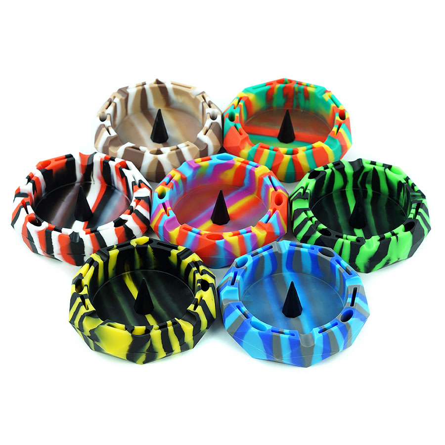silicone ashtray smoking accessories ashtrays heat resistant ash tray multi-functional trays mix colors glowing in the dark
silicone ashtray smoking accessories ashtrays heat resistant ash tray multi-functional trays mix colors glowing in the dark