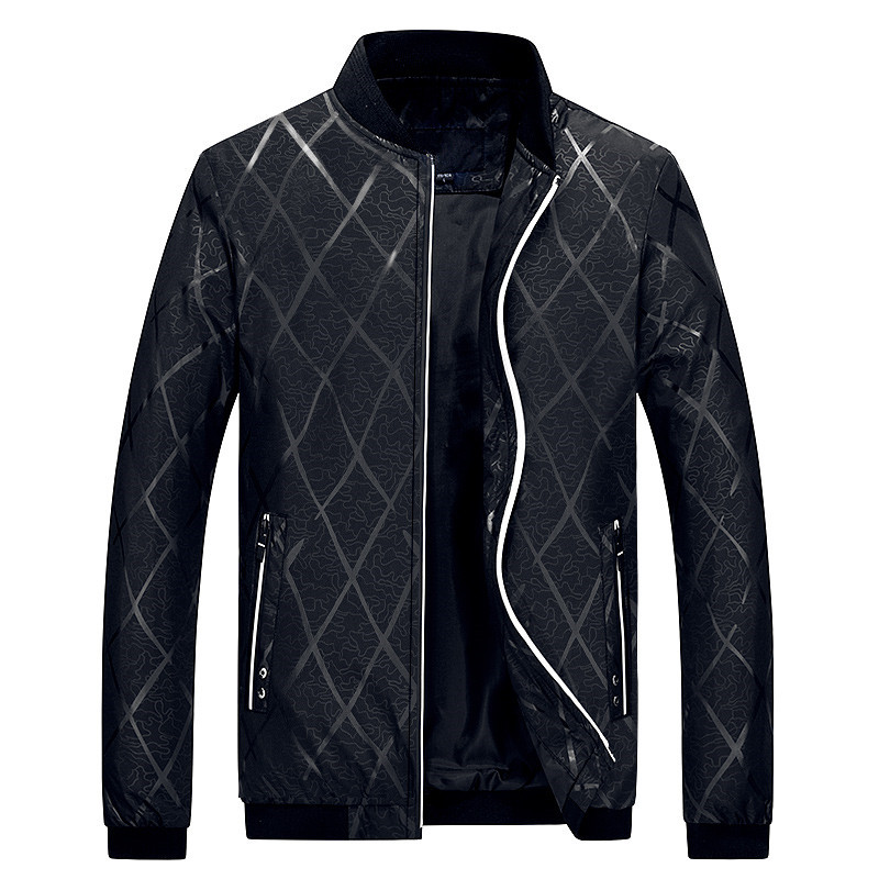 2021 Arrival New Spring Autumn Quality Male Jacket Size M-4xl AQII, Black 
2021 Arrival New Spring Autumn Quality Male Jacket Size M-4xl AQII, Black