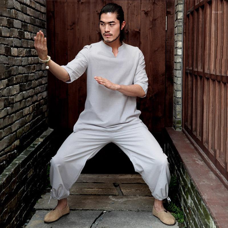 Cotton Linen Men Tai Chi Kungfu Meditation Set Summer Male Loose Yoga Jogger Fitness Outfit Casual Set Sweatshirt+pant Tracksuit1, Grey
Cotton Linen Men Tai Chi Kungfu Meditation Set Summer Male Loose Yoga Jogger Fitness Outfit Casual Set Sweatshirt+pant Tracksuit1, Grey