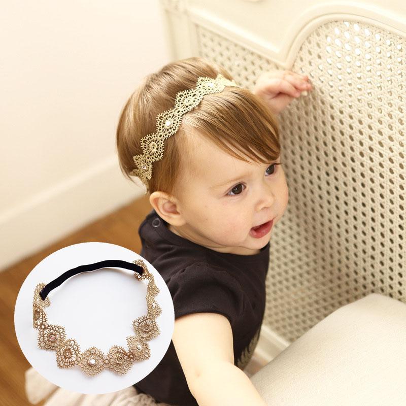 New Lace Flower Crown Baby Girl Headbands Newborn Gift Baby Headband Girls Haarband Hair Accessories hair band1, Style3 golden
New Lace Flower Crown Baby Girl Headbands Newborn Gift Baby Headband Girls Haarband Hair Accessories hair band1, Style3 golden