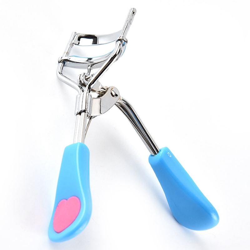 Stainless Steel Curling Eyelash Curler Local Eye lash Curler Heart Colorful Eyelash Clip Makeup Tools Beauty Tool