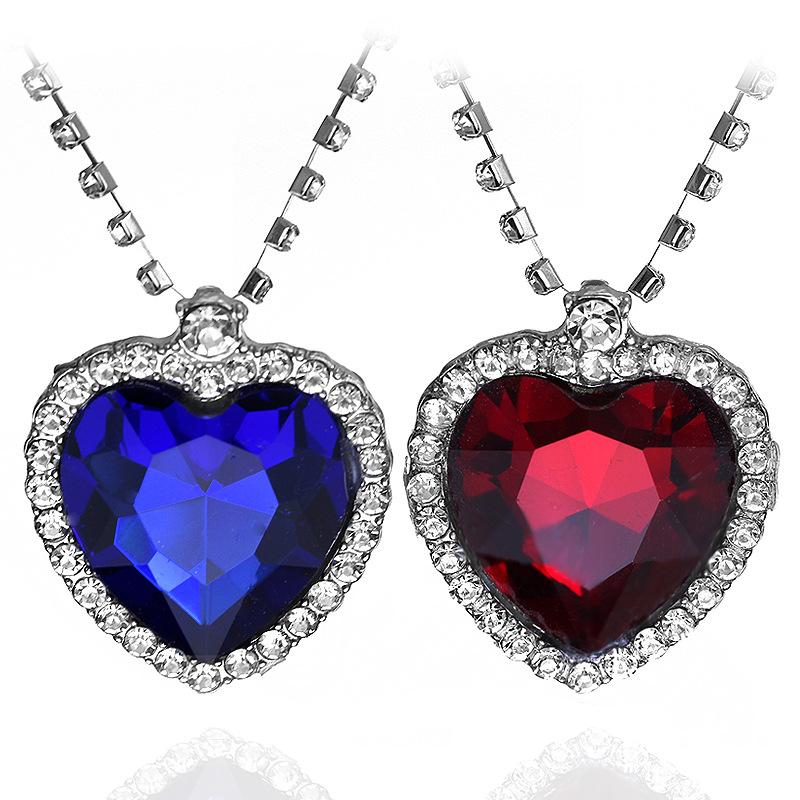 Big Crystal Necklace Heart Pendant Blue Red Women Neckalce Lovers Love Collar Mujer Collier Femme 2021 Christmas Jewelry Gifts
Big Crystal Necklace Heart Pendant Blue Red Women Neckalce Lovers Love Collar Mujer Collier Femme 2021 Christmas Jewelry Gifts