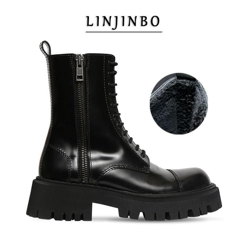 2021 Platform Chunky Ankle Boots Women Side Zipper Lace-up Short Boots Women Brand Design Street Style Winter Plush Mujer, Jj121-2 short
2021 Platform Chunky Ankle Boots Women Side Zipper Lace-up Short Boots Women Brand Design Street Style Winter Plush Mujer, Jj121-2 short