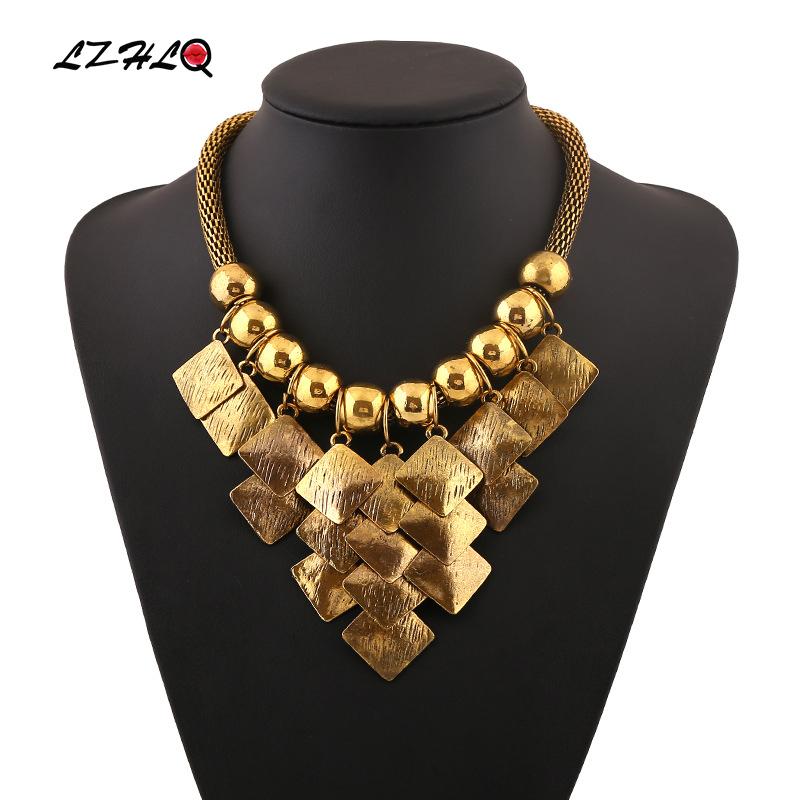 LZHLQ Maxi Geometric Vintage Tassel Necklaces Trendy Women Long Pendant Thick Metal Necklace Plated Bead Chain Jewelry Statement
LZHLQ Maxi Geometric Vintage Tassel Necklaces Trendy Women Long Pendant Thick Metal Necklace Plated Bead Chain Jewelry Statement